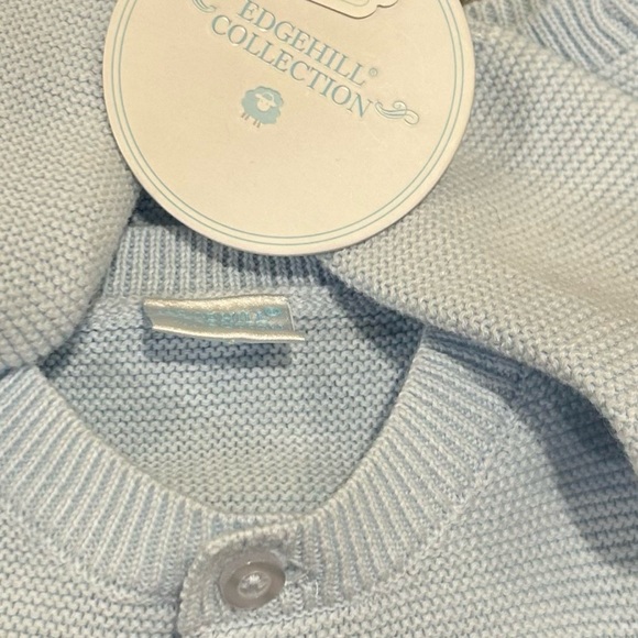 Edgehill Collection Button Front Sweater - Picture 9 of 10